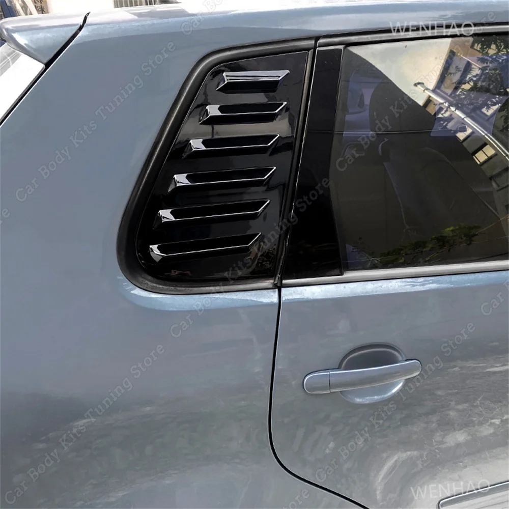 For Volkswagen Polo MK4 Side Window Spoiler Cover Trim Louver Rear Triangle Window Sunshade Polo 4 9N MPI FSI TDI 2001-2009