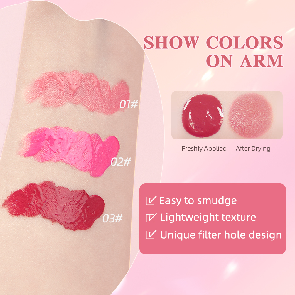 Liquid Cheek Blush Facial Nourishing Blush Gel Cream Waterproof Multi-purpose Eyes&lips Makeup Blush Stick Cosmetics 5 Colors