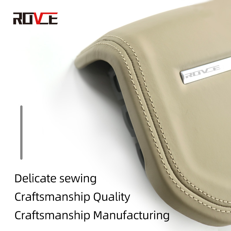 ROVCE For Land Rover Genuine Leather Airbag Cover Steering Wheel Horn Cover For Range Rover Vogue/Sport /Discovery Sport /Evoque