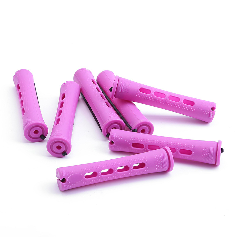 10 Pcs/Set Rollers Cold Perm Curler No Heat Curls Flexi Rods Wave Formers Hair Styling Tools free shipping