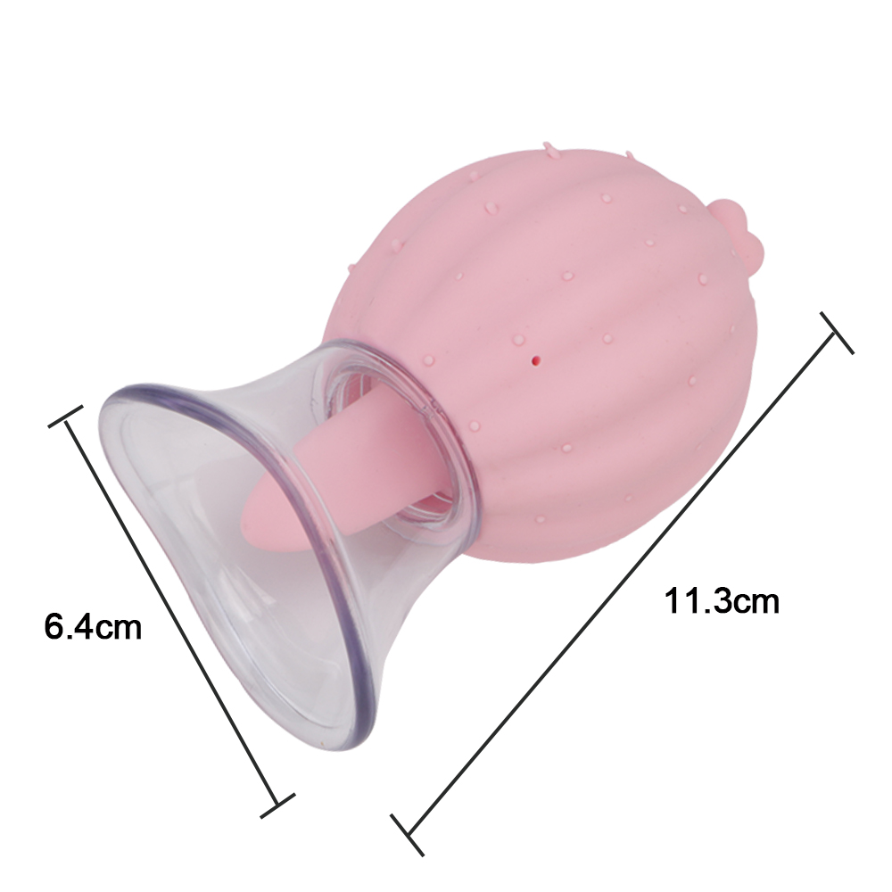 Breast Sucking Nipple Licking Vacuum Pump Nipple Clit Stimulate Tongue Licking Vibrator Breast Massager Adult Sex Toys For Women