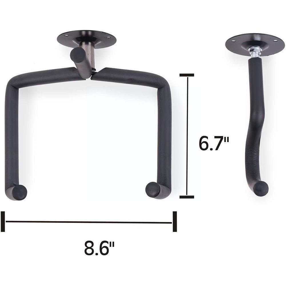 Horizontal Metal Guitar Wall Mount Hanger Stand For Acoustic Guitar Bass Violins Mandolins Slat Display Support C6o3