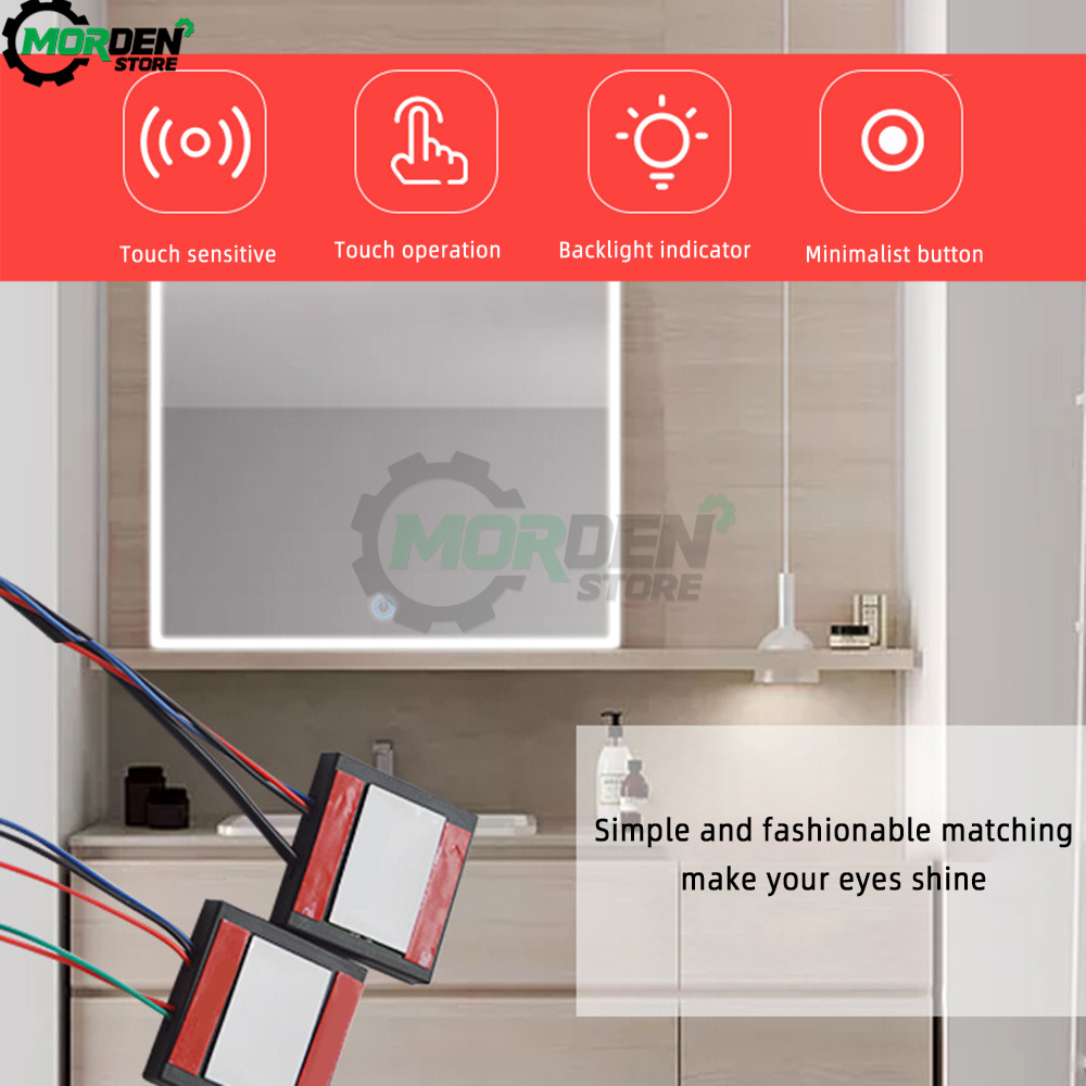 5-12V Bathroom Mirror Switch Touch-Switch Sensor for Led Light Mirror Headlight Power Supply Accessories