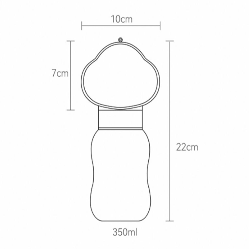 free shipping Summer Portable Dog Bottle For Small Large Dogs Travel Puppy Cat Drinking Bowl Outdoor Water Dispenser Feeder Pet