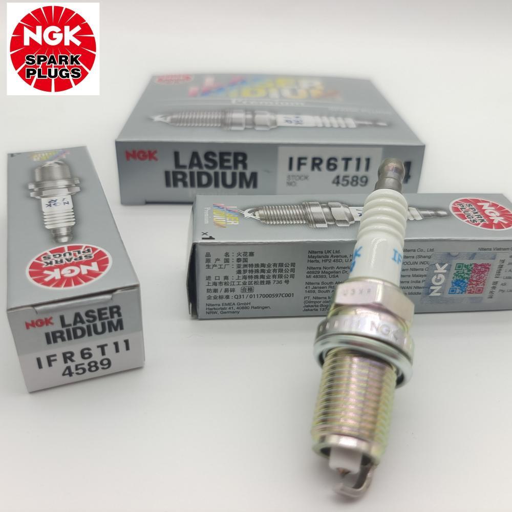 Original NGK IFR6T11 4589 Laser Iridium Platinum Spark Plug For Toyota Alphard Previa RAV4 CAMRY 2.4L Land Cruiser4.7L LEXUS