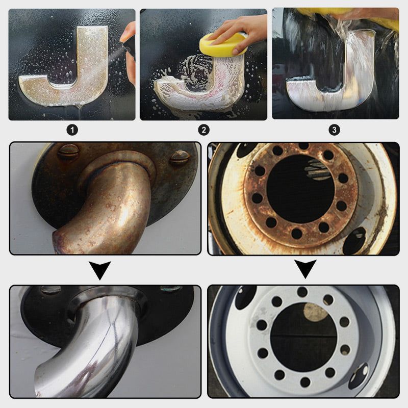 Powerful Rust Remover with Brush Derusting Spray Car Maintenance Household Cleaning Tool Anti-rust Lubricant