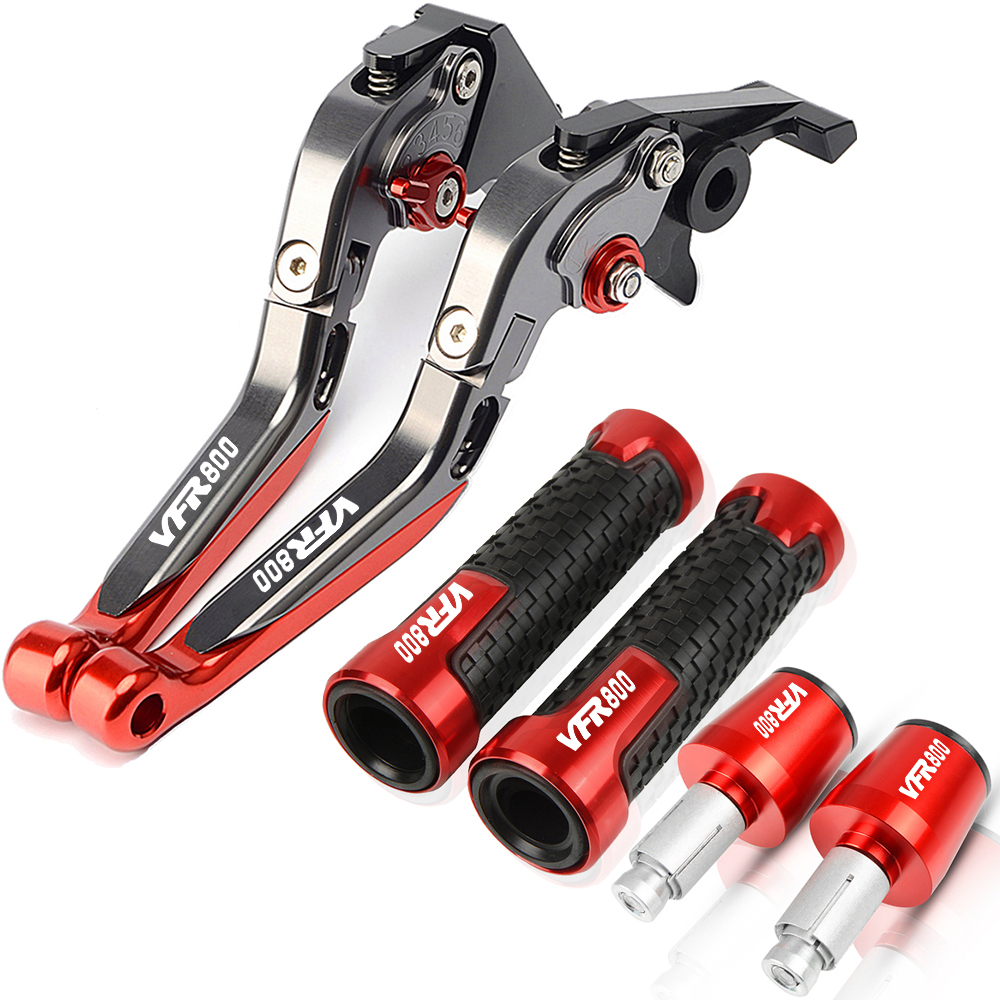 Motorcycle Brake Clutch Levers Handlebar Hand Grips ends For HONDA VFR800 VFR 800 2002-2017 2003 2004 2005 2007 2008 2009 2010 4be97