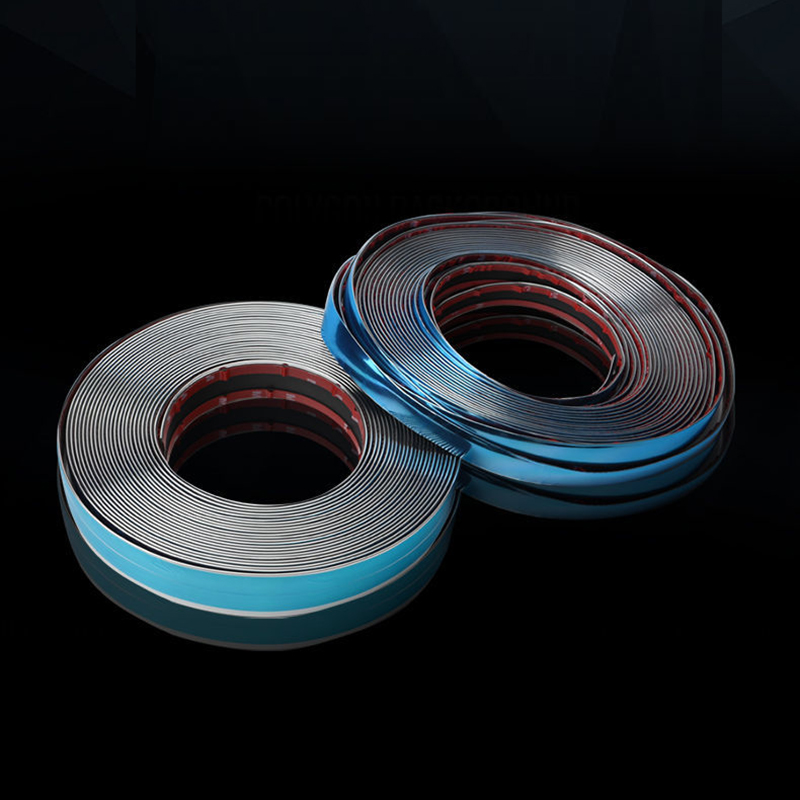 Auto Moulding Protector Trim Tape For Window Bumper Grille Door Chrome Strip Car Sticker