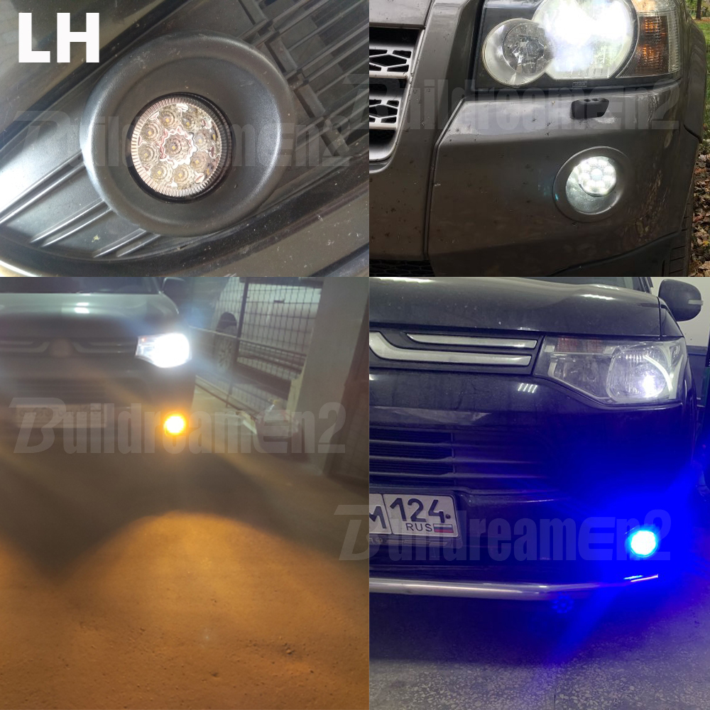 2 Pieces 30W 3000LM Fog Light Assembly For Alfa Romeo Stelvio (949_) 2016-2023 Car LED Fog Daytime Running Lamp DRL H11