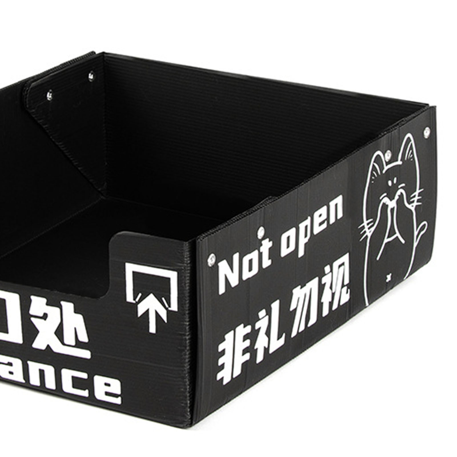 Disposable Litter Box Multipurpose Portable Large Space Waterproof Leakage Proof Foldable Kitty Litter Box For Travel Outdoor