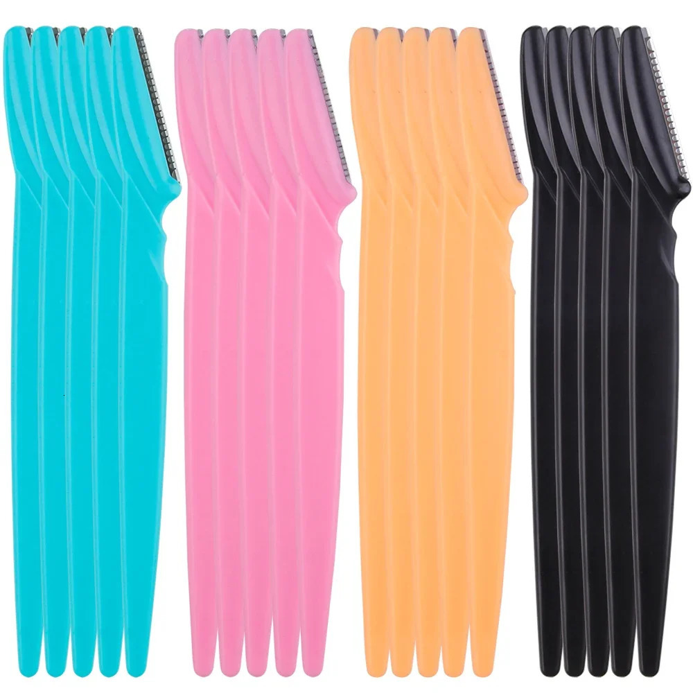 3/4/10Pcs Eyebrow Trimmer Blade Shaver Portable Face Razor Eye Brow Epilation Cutters Safety Razor Woman Makeup 240625