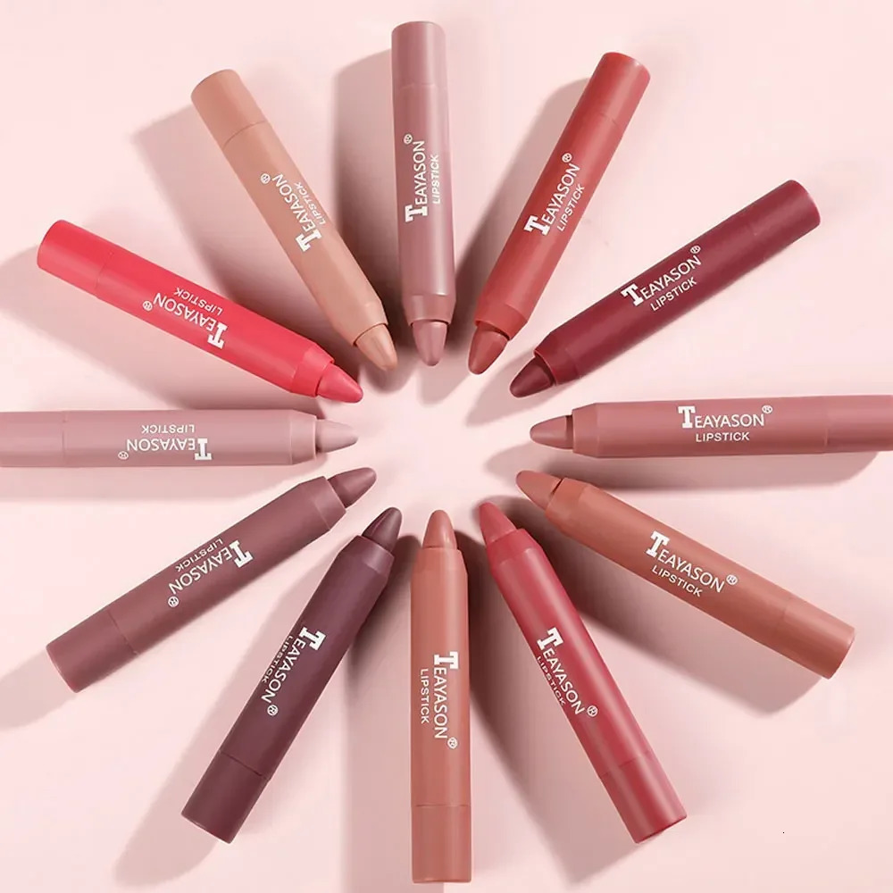 12 Colors Matte Nude Lip Liner Pencil Long Lasting Nude Brown Lip Liners Waterproof Lipstick Pen Lip Contouring Makeup Cosmetics 240713