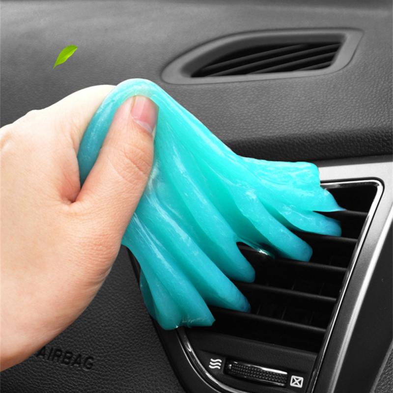 Reusable Gel Cleaning Keyboard Car Cleaner Gel Automobile Air Vent Dust Removal Gel Multiuse Dirt Cleaner Auto smile