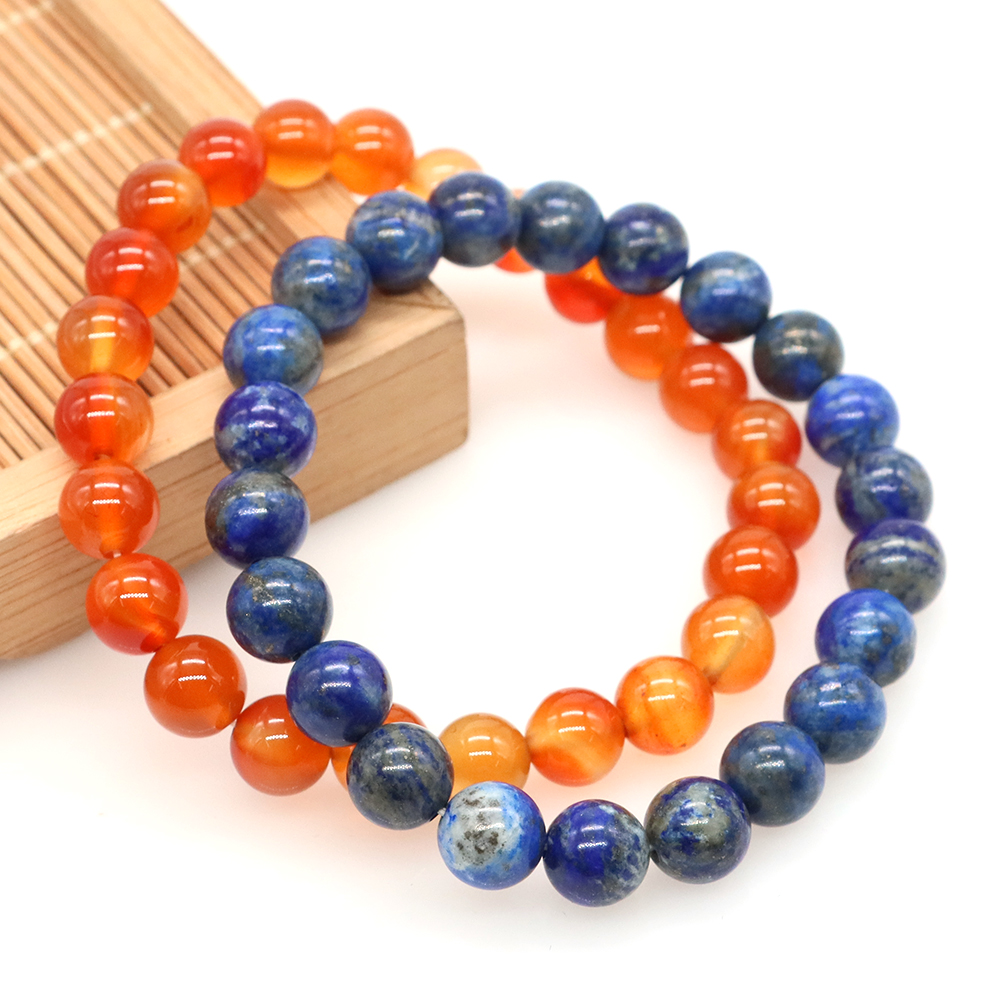 Natural Stone Beads Bracelet Women Men Amethyst Crystals Quartz Turquoise Jade Agate Gemstones Jewelry Elastic Bangle 4 6 8 10mm d7c0a 5 b3642