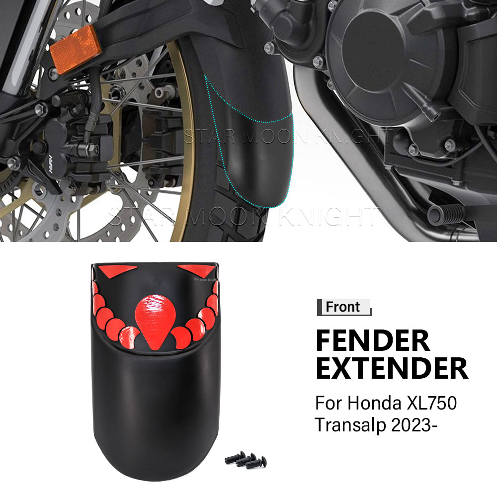 Front Fender Mudguard Extender For Honda XL750 Transalp 750 XL (2023-) Motorcycle Accessories Her Extension