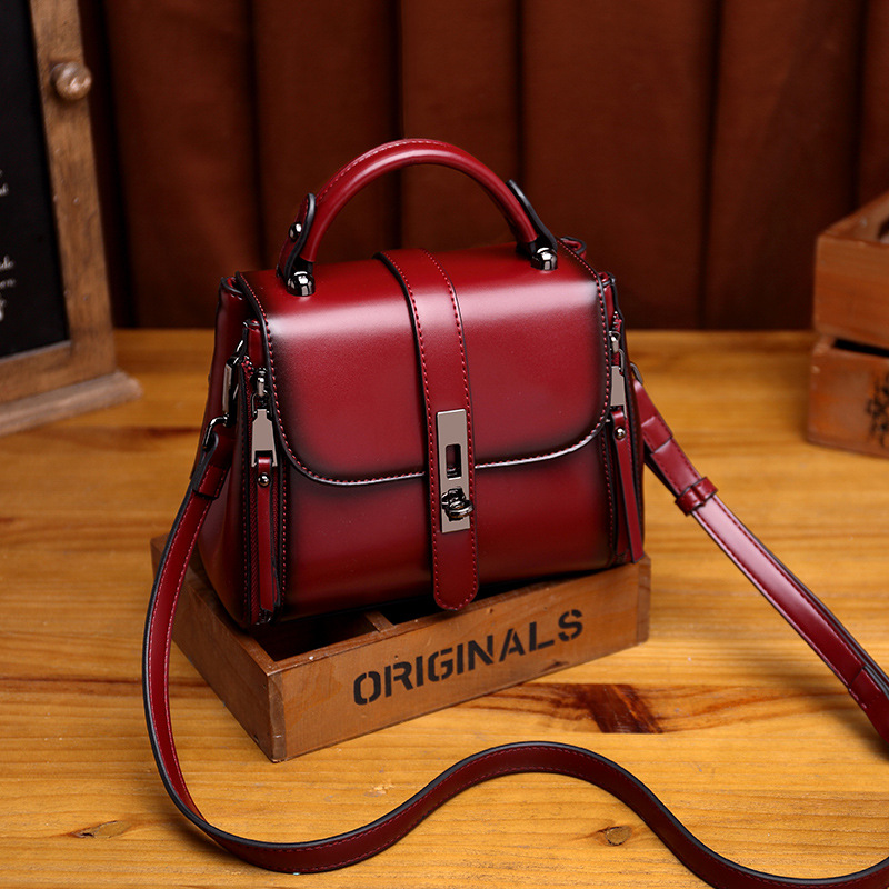 Luxury Designer Bags Ladies Genuine Leather Handbags Women Top Handle Bags Big Large Vintage Female Shoulder Bags For Women