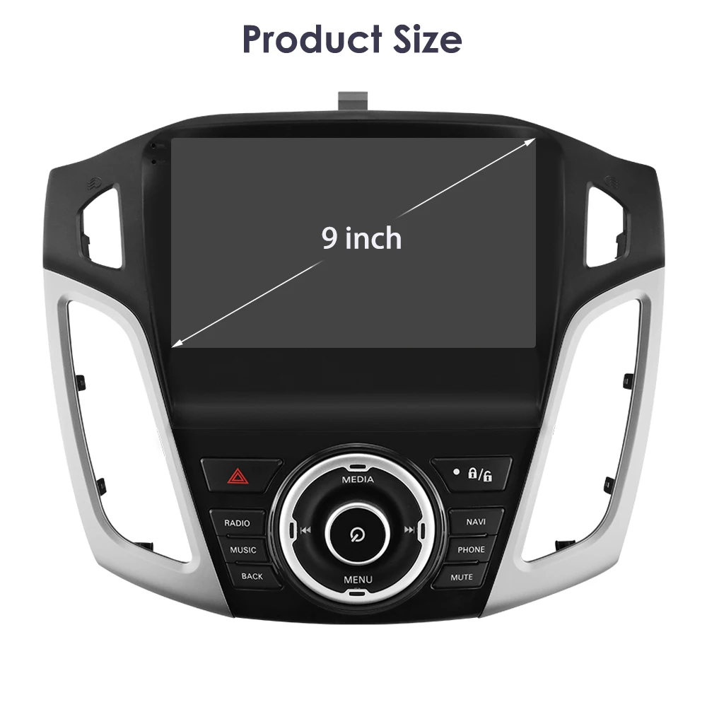 2din Android Car Radio Multimedia Video Player for Ford Focus 3 MK 3 2011 - 2019 GPS Navi Head Unit Carplay AutoRadio 4G WIFI PC