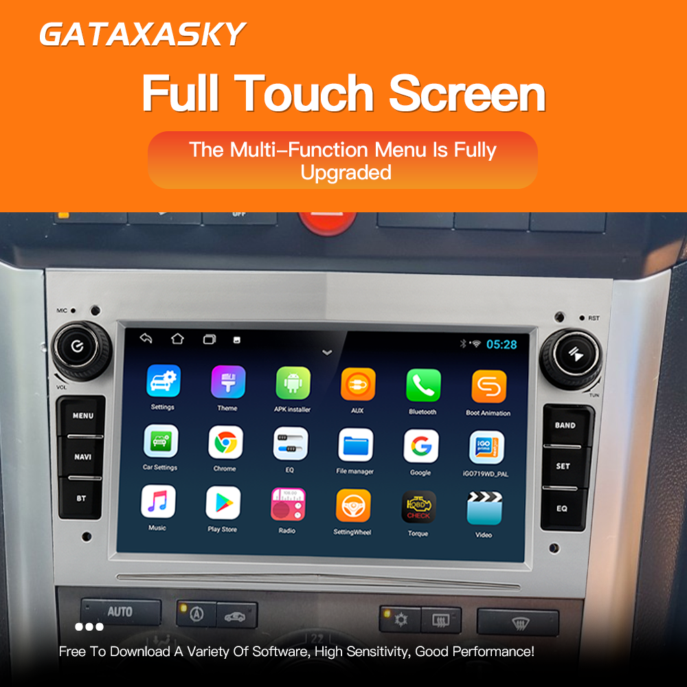 GATAXASKY Car Multimedia Android 10 Radio for Opel para Astra H J 2004 Vauxhall Meriva Vectra Antara Zafira Corsa Carplay Stereo
