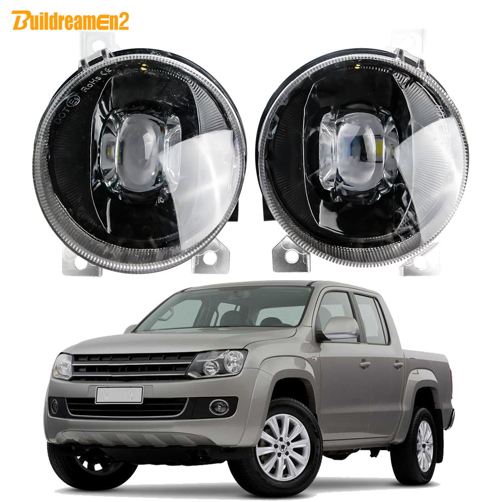 2 X LED Lens Fog Light 30W 8000LM Adjustable Error Free Car Fog Lamp For Volkswagen VW Amarok 2010 2011 2012 2013 2014 2015 2016