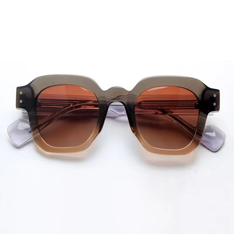 Women Sunglasses Uv400 Outdoor High Quality Acetate Vintage Handmade Colored Travel Eyeglasses For Men Personalized SUN ddmysmile GLASSES Smile