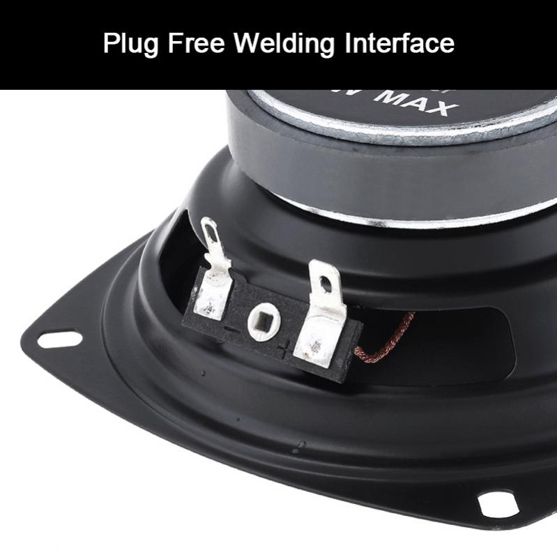 1iece 4 Inch 400W 2 Way Car HiFi Coaxial Speaker Vehicle Door Auto Audio Music Stereo Subwoofer Full Range Frequency Speaker