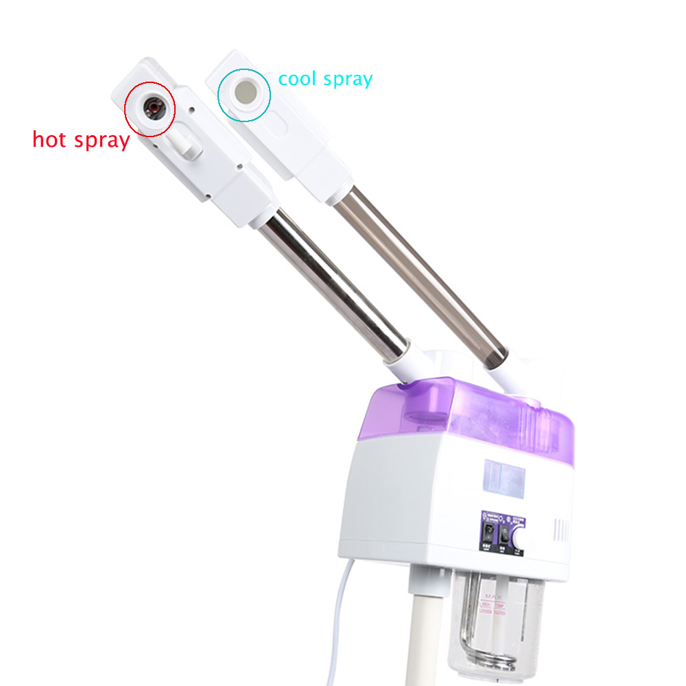 Hot Cold Facial Steamer Spray Machine Professional Skin Care Humidifier Deep Cleaning for Face Sprayer Beauty Spa Device