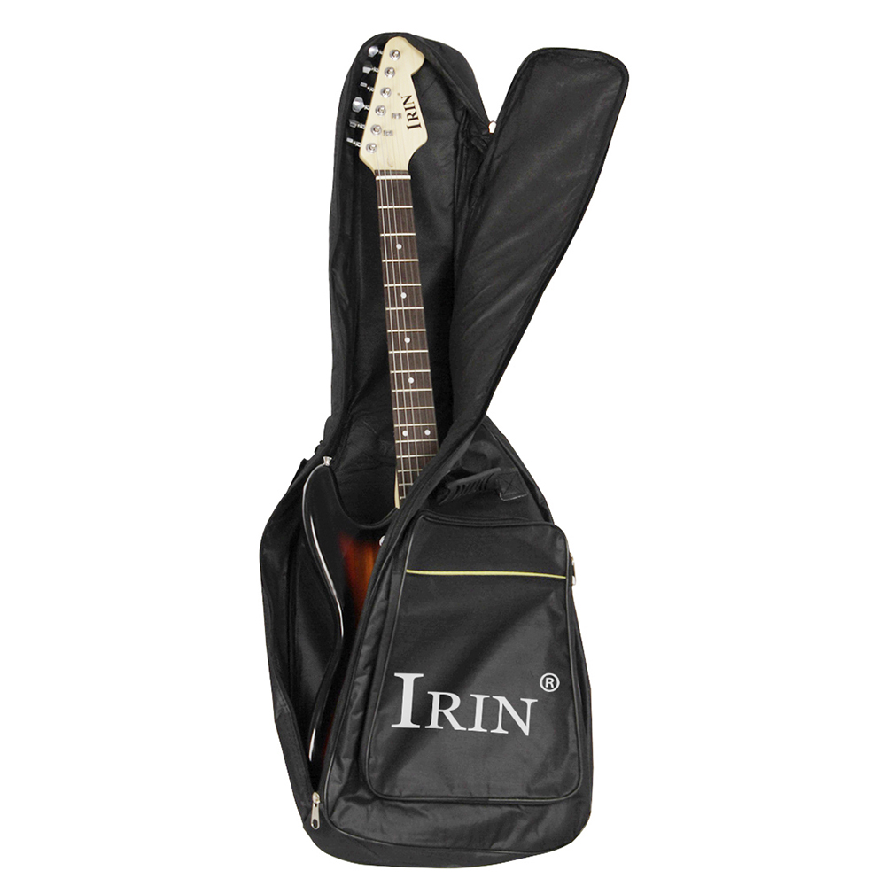 IRIN Waterproof Guitar Case Double Strap Padded Black Guitar Bag Backpack Shoulder Strap Thickening Bag Electric Guitar Parts