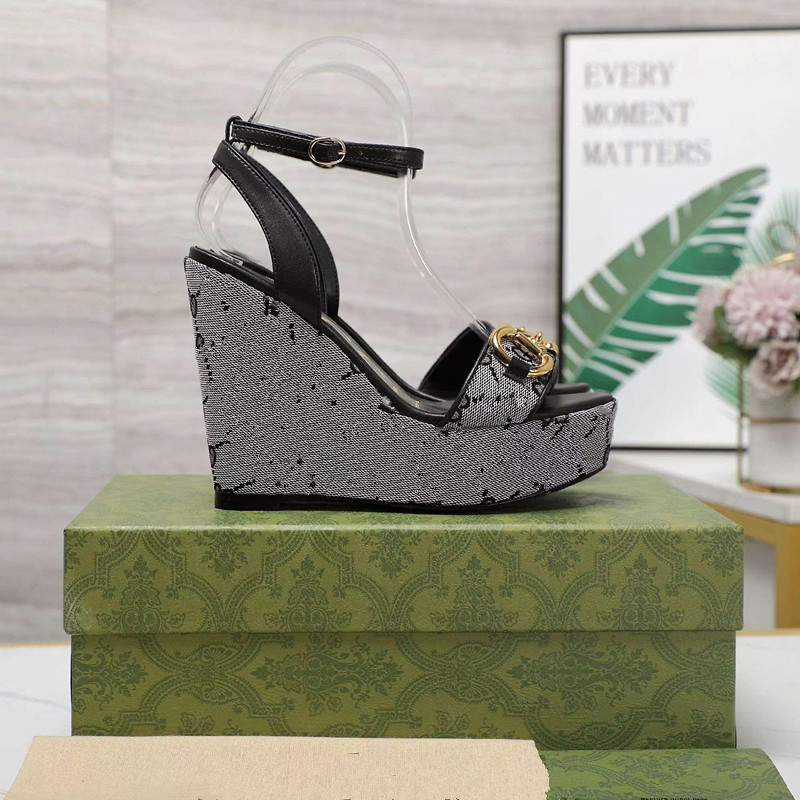 designer platform sandal womens designer shoe sandal Classics Fashion Genuine Leather wedge sandal sandals famous designer women designer heels designer sandals