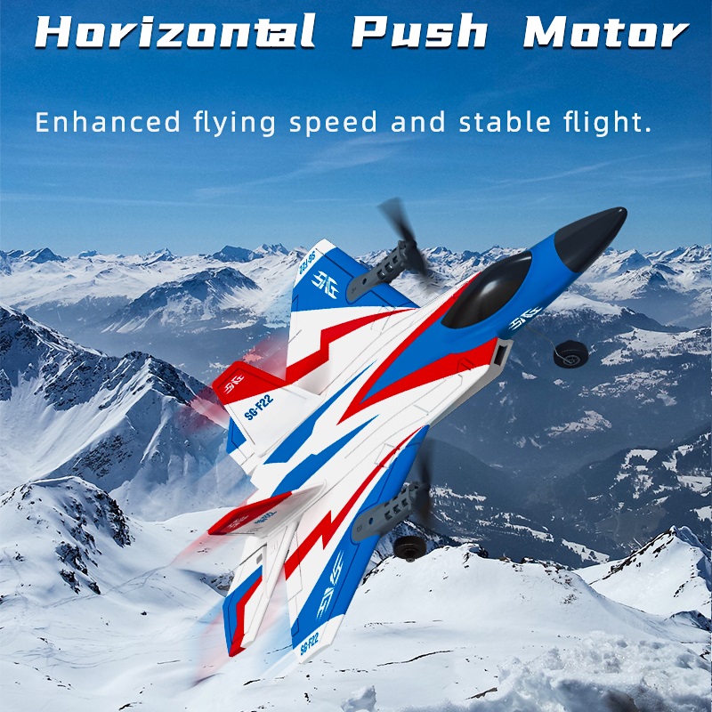 SG-F22 4K RC Airplane 3D Stunt Plane Model 2.4G Remote Control Fighter Glider Electric Rc Aircraft foam Toys For Children Adults