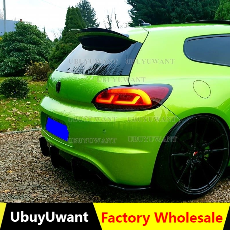 UBUYUWANT Car For Scirocco Standard 2008-2017 Not R Rear Trunk Roof Wing Spoiler Lip