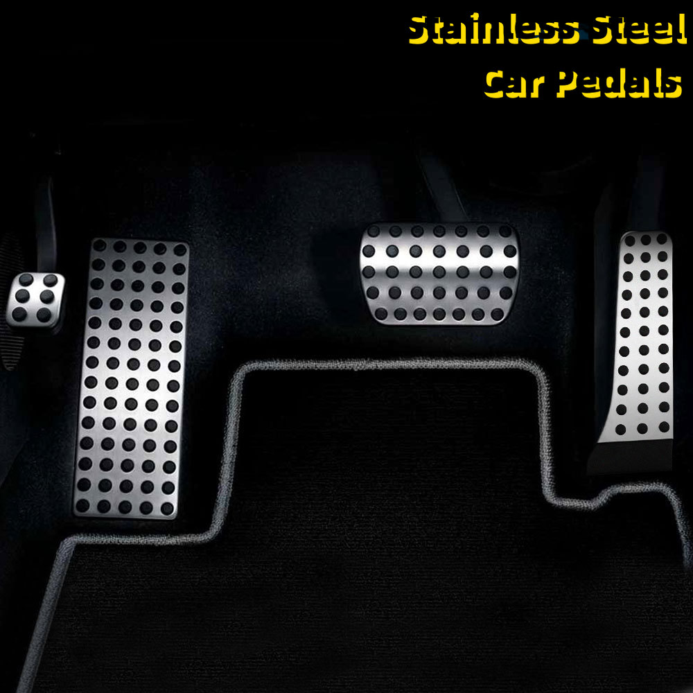 Car Accessories Brake Clutch Pedal Pad Covers For Mercedes Benz W124 W202 W203 W140 W208 W210 W211 W220 R170 R171 R-Class AT/MT