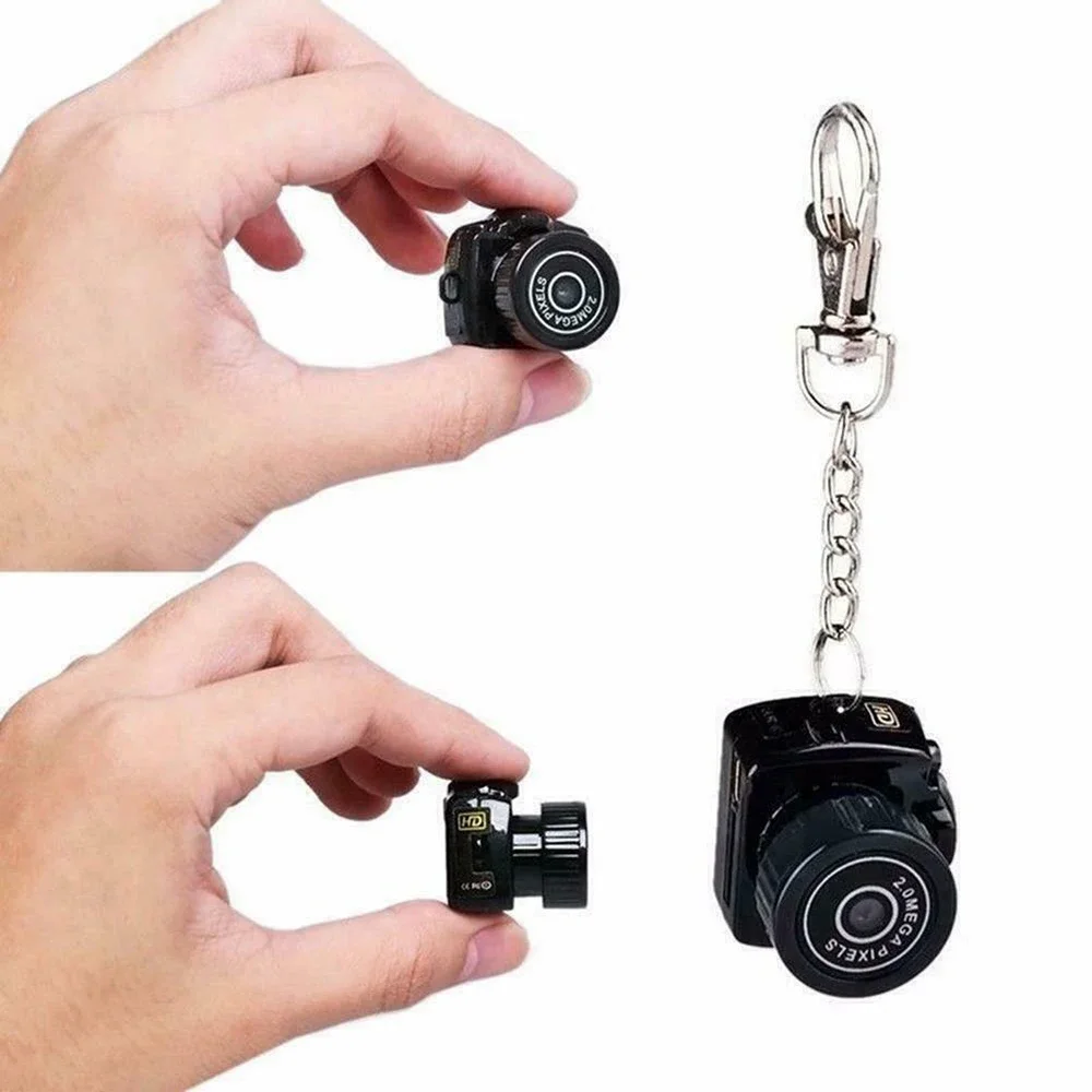 Y2000 Camcorder Small DV DVR Security Nanny Tiny Camera HD Video Audio Recorder Car Sport Micro Cam Webcam With Mic