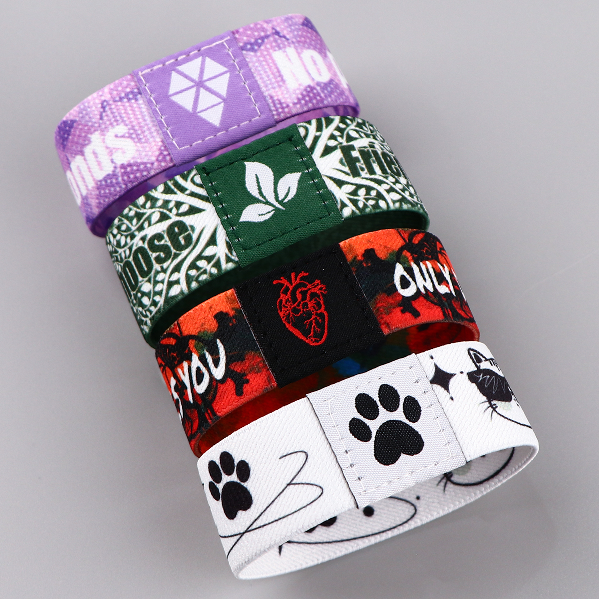 Cute Cat Bracelets Women for Men Heart Sports Armband Wristband Bracelets Bangle Phrase Jewelry Nurse Doctor Accessories Gifts smile