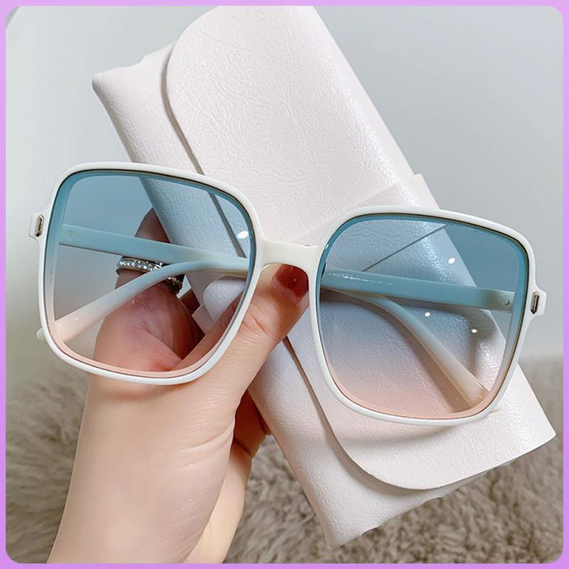Sunglasses Ladies Large Frame Trend Personality Cat Eye Sun Shade Goggles Girls Party Beach Uv Colorful Popular 5