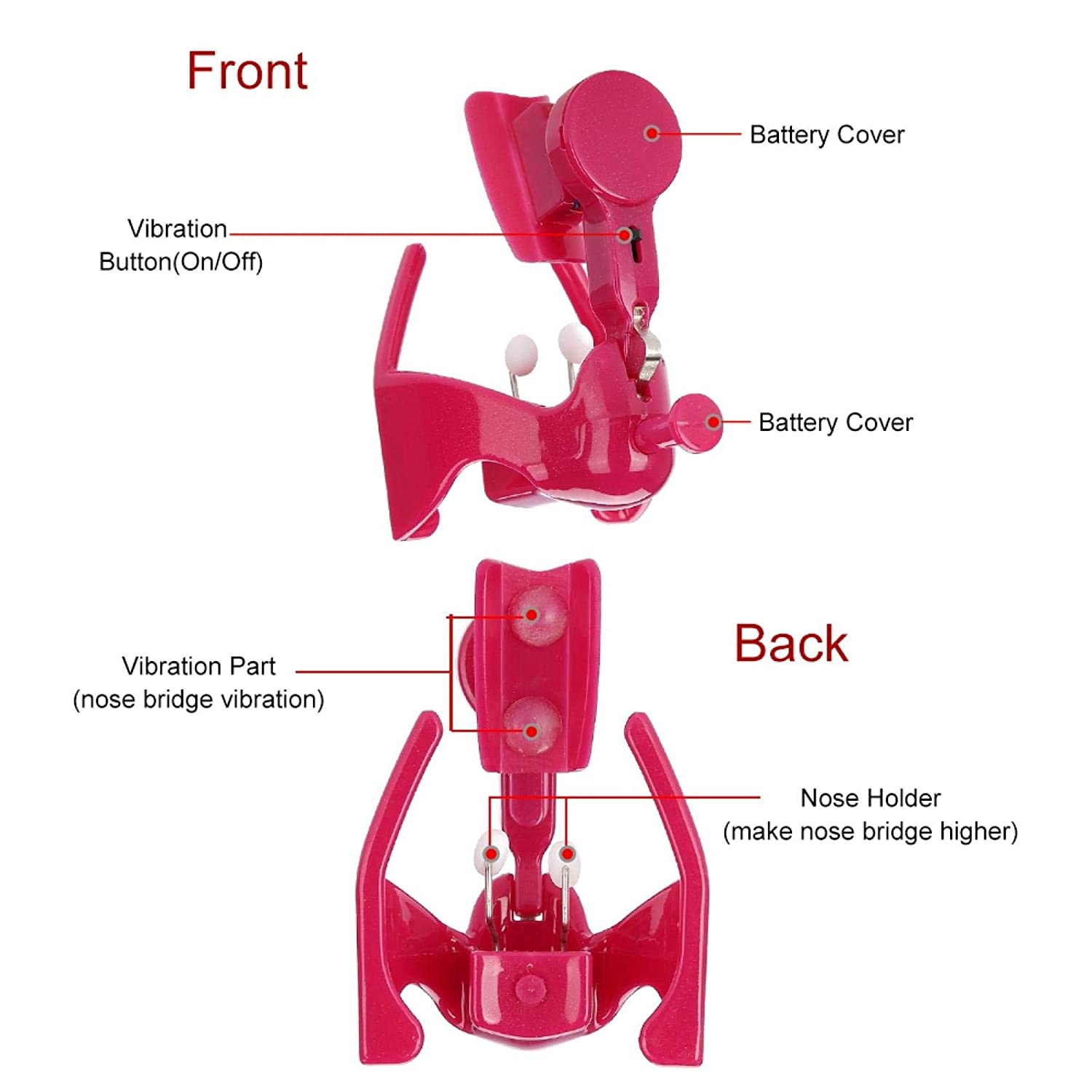 Electric Nose Shaper Nose Bridge Straightener Corrector No Pain Nose Up Lifting Clips for Women Beauty Tools