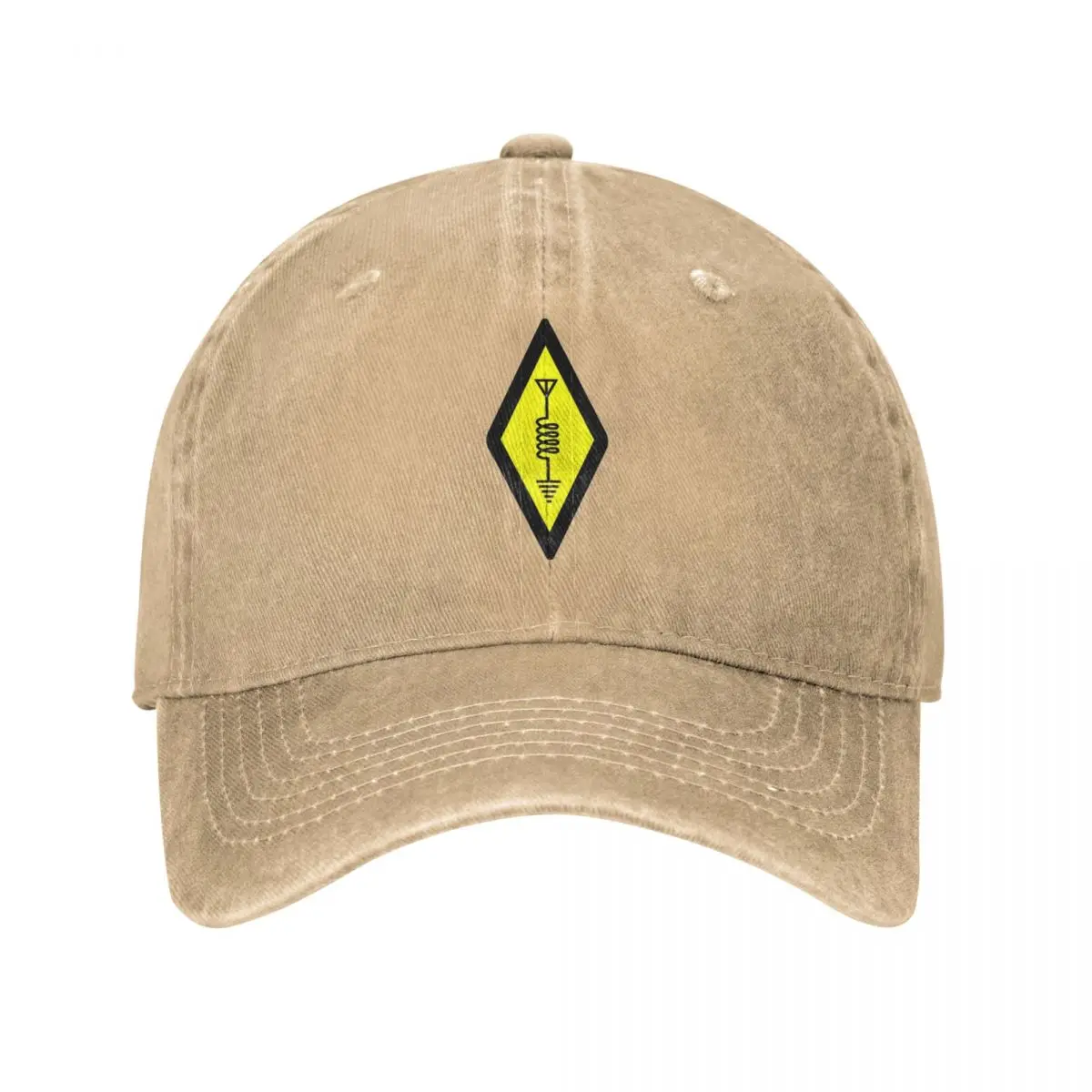 International Vintage Of Amateur Symbol HAM Radio Baseball Cap Distressed Denim Snapback Hat Outdoor Running Golf Gift Caps Hat smile