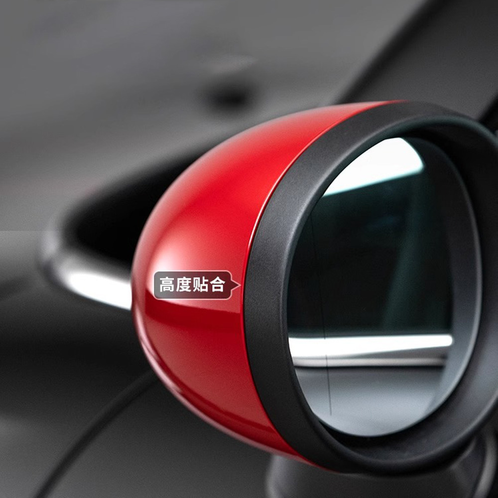 2Pcs/Set The Black Flag Car Shell Outside Rear View Mirror Covers For MINI Cooper One S JCW F54 F55 F56 F57 F60 2015-2019