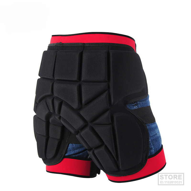 SULAITE Adult Men Women Protective Hip Butt Pad Padded Shorts Ski Skate Snowboard Activity Size S M L Motorcycle