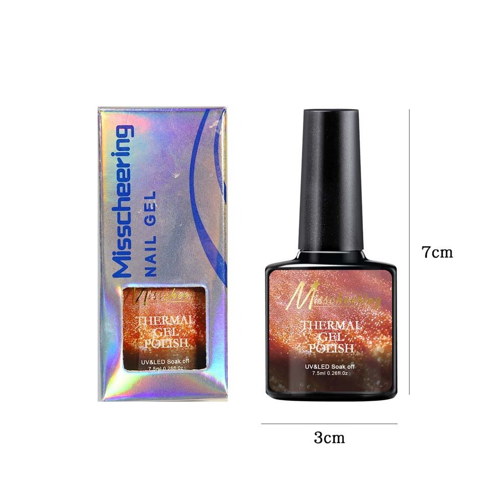 7.5ML Temperature Manicure Supplies Changing Nail Gel Polish Soak Off UV Varnish Changing Thermal Gradient Nail Varnish smile