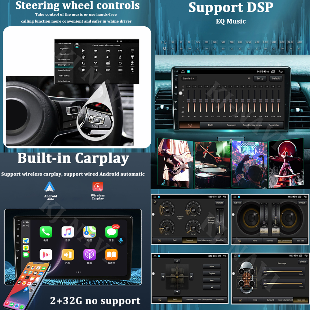 7'' Android 13 For Fiat Grande Punto Linea 2007 2008 2009 2010 2011 2012 Car Multimedia Player GPS Carplay Radio Stereo Wifi