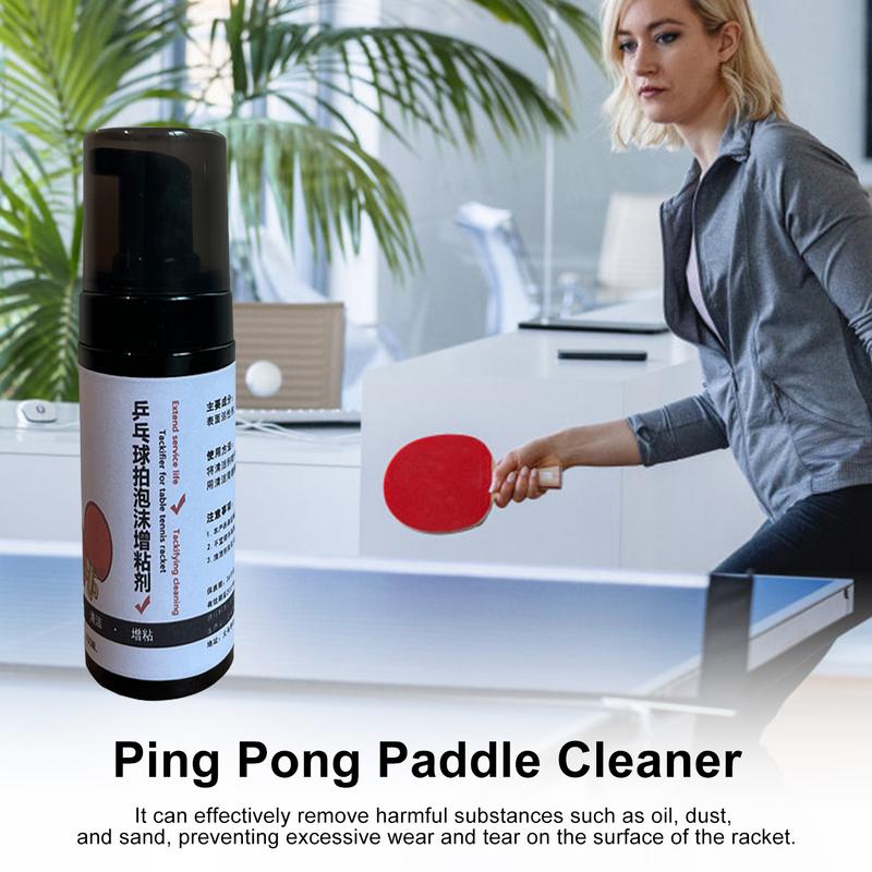 Cleaner Pong Ping Bat PingPong Paddle Cleaning Spray Kit 100ml Table Tennis Racket Foam Cleaner Spray For Bat And Racket smile