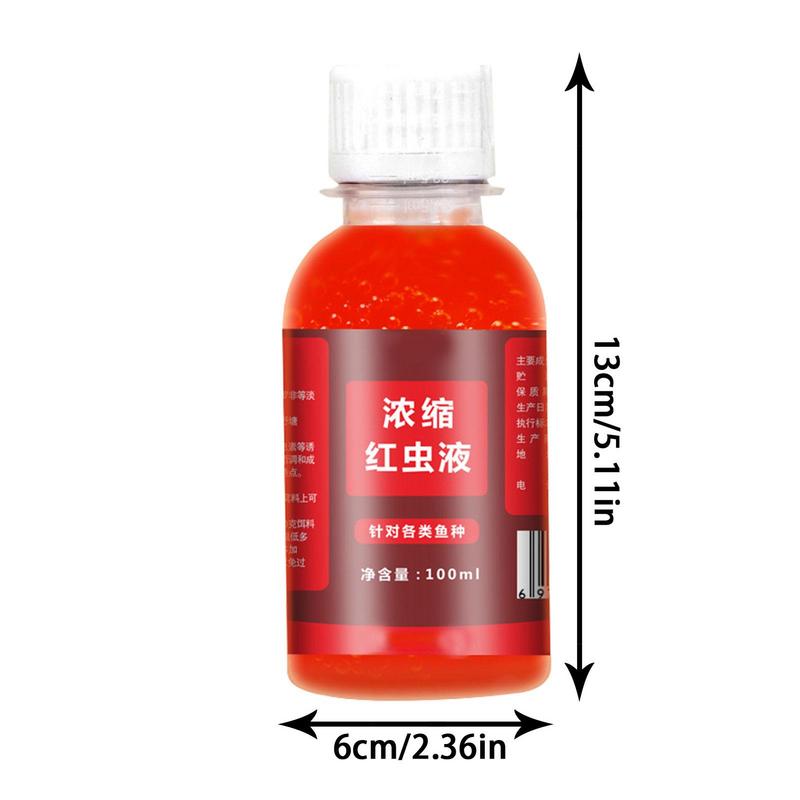Red Worm Fishing Additive Bait High Concentrated Fishing Lures Enhancer Smell Lure Tackle Food For Trout Cod Carp Bass