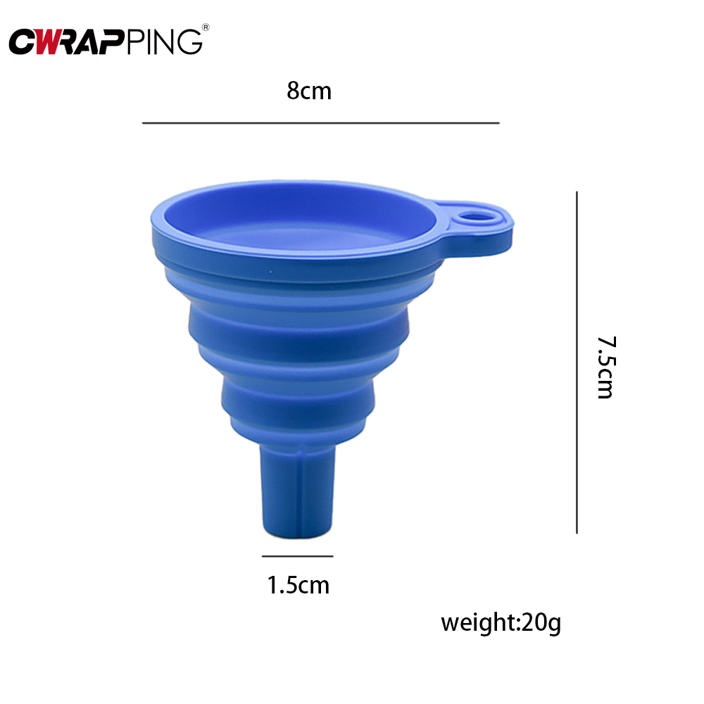 Car Universal Silicone Liquid Washe RFoldable Portable Fluid Auto Engine Oil Petrol Change Funnel
