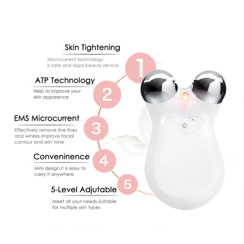 KinseiBeauty microcurrent facial device face Massager lift Massage skin Tightening Anti-wrinkle Face Contour micro sculpting