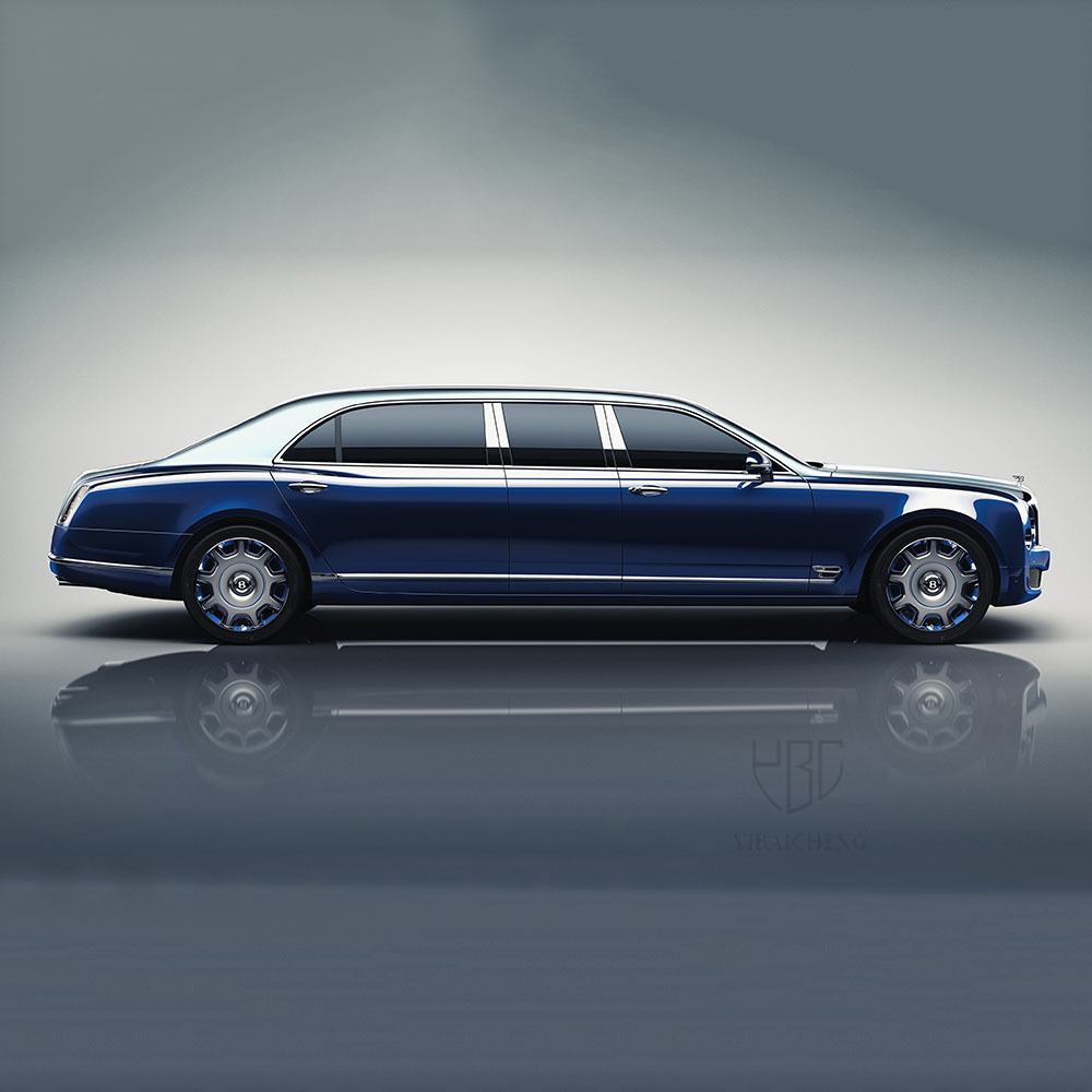 1:18 Bentley Mulsanne Alloy Diecast Static Car Model Safety Belts 6 Doors Car Exquisite Interior Adult Collections Children Gift