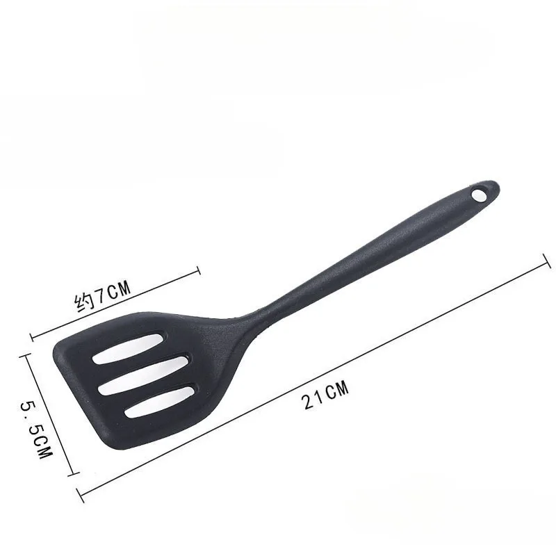 Small Silicone Non-stick Pan Special Spatula Warm Fry Shovel Flat Bottom Spatula Kitchen Cooking Spatula Kitchen Supplies