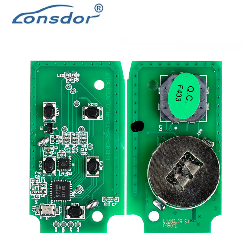 Lonsdor Smart Key for Land Rover /Jaguar 2018-2021 year 315MHz/433MHz ID Can Be Modified Smart/ Emergency Start