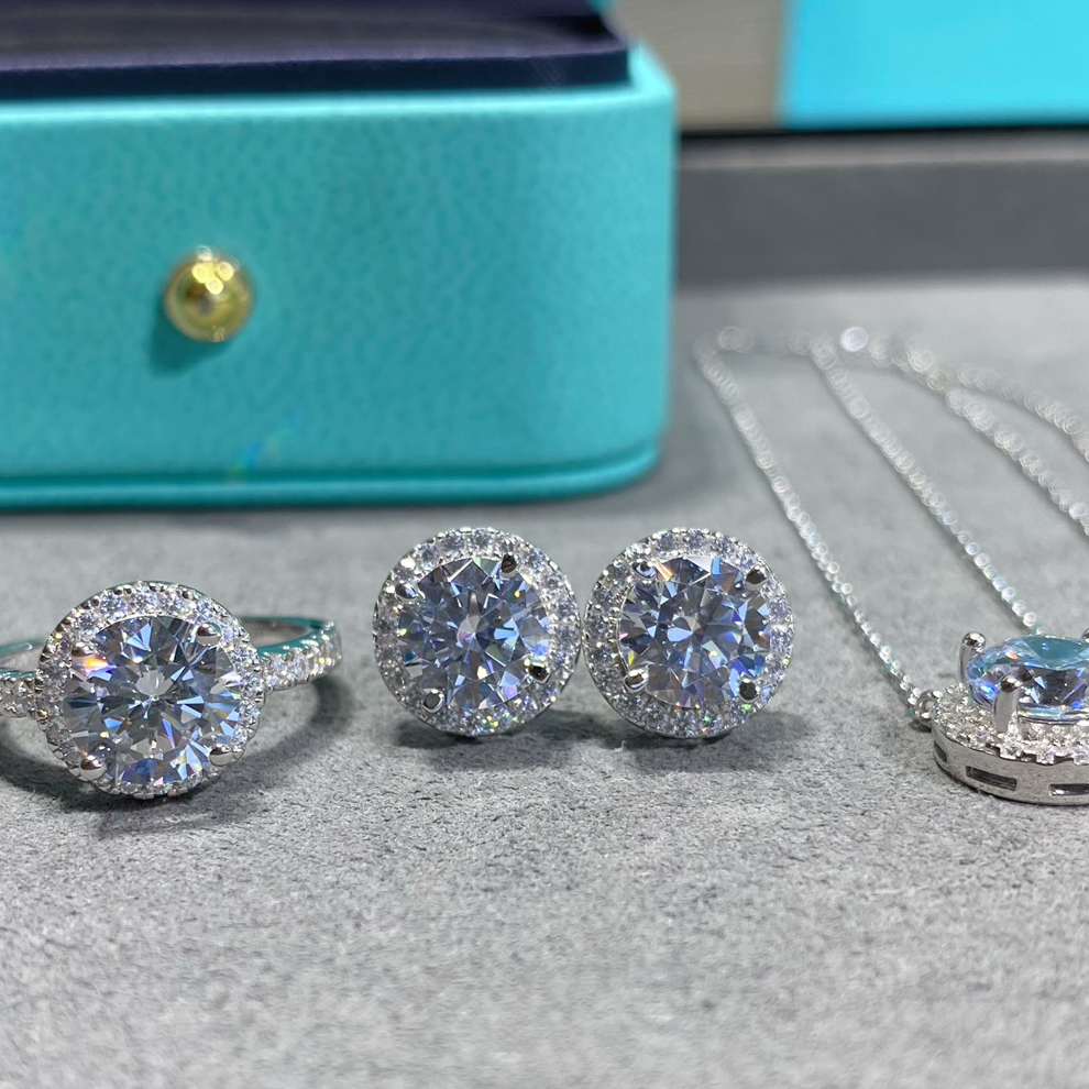 Soleste Engagement Ring woman men Gold plated highest counter Advanced Materials brand designer jewelry gift for girlfriend with box 014