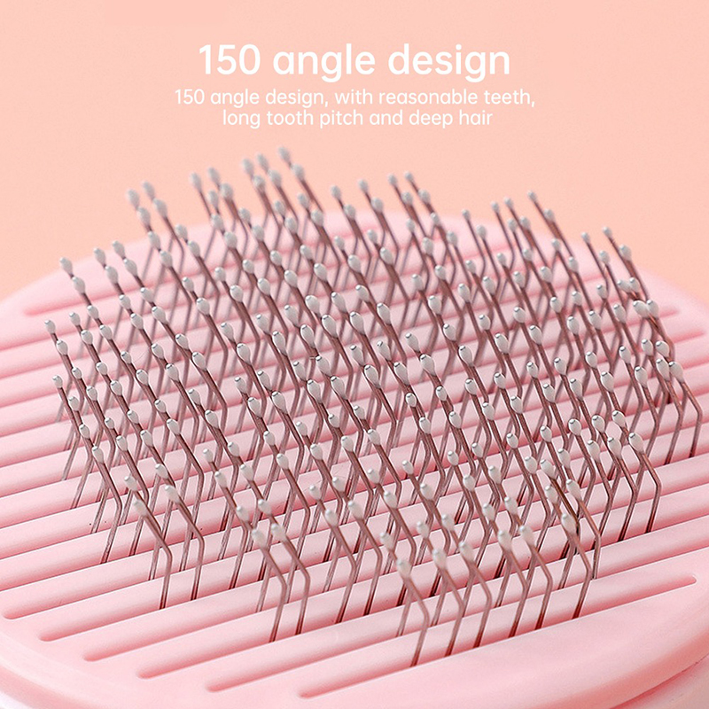 Pet Hair Removal Comb Self Cleaning Slicker Cat and Dog Universal Massages Particle Hair Brush Kitten Cat Grooming Brush Comb