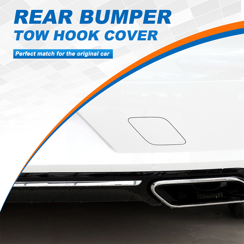 Auto Rear Bumper Towing Hook Eye Cover Cap For VOO S90 2017 2018 2019 31383298/398400101 Tow Hauling Trailer lid Garnish Trim 8f994 5 2d50b